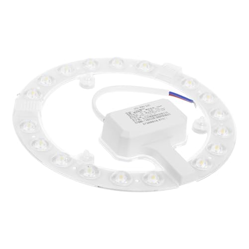 Alipis Kit de Reemplazo Módulo LED Redondo Magnético para Lámpara de Techo Tubo LED Circular 220v Iluminación Doméstica para Sala y Habitación Plafón