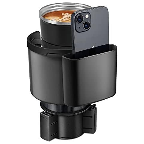 TYKOR Car Cup Holder Expander with Phone Holder Cover