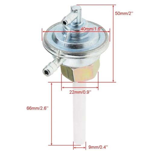 Interruptor de tanque de combustible GY6 para motocicletas de 125cc 4
