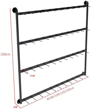 Store Display Rack Wall Mounted Storage Rack,Metal Wall-Mounted Keychain Display Stand - Space-Saving Organizer for Jewelry, Necklaces, Hats, and Toys - Perfect for Mall Exhibits and Home De image 3