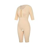 Jwans Damen Bodysuits GanzköRper Shaper Postpartale Regeneration ÄRmel Slim UnterwäSche GüRtel Fat Reductora Shapewear