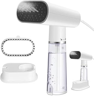 WANNYTON Garment Steamer Handheld for Travel, Portable Clothes Steamer Collapsible Steam Generator with 150 ml Water Tank, Removable Brush, 1000W Iron for Trip