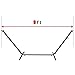 Ezone Adjustable Hammock Bed with Space Saving Steel Stand - Portable, Easy Set Up Indoor/Outdoor Hammock for Two