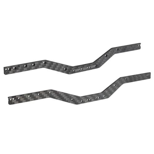 Châssis carbone Axial SCX24 rigide pour optimiser les suspensions du mini crawler