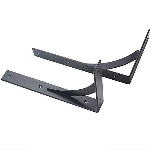 Supports d'étagère 400 mm pour table murale rabattable en métal - 2