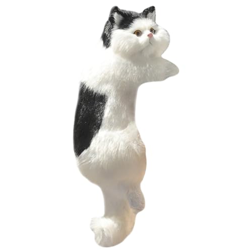 Chat en peluche suspendu mignon pour décorer votre étagère et meuble TV