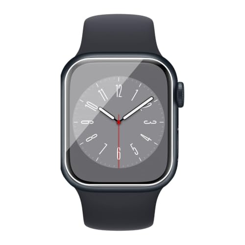 Image of BLACKSHEEP 2 Pack Membrane For Apple Watch Series 7 / Series 8 / Series 9, 45mm Full Screen Coverage Flexible Watch Screen Protector with Easy Installation Kit