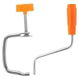 BIUDECO Satz Halteklammer und Griff für Manuelle Nudelmaschine Universelle Nudelmaschinenklemme aus Robustem Metall Ersatz Zubehör für Pasta Maschinen in Küche