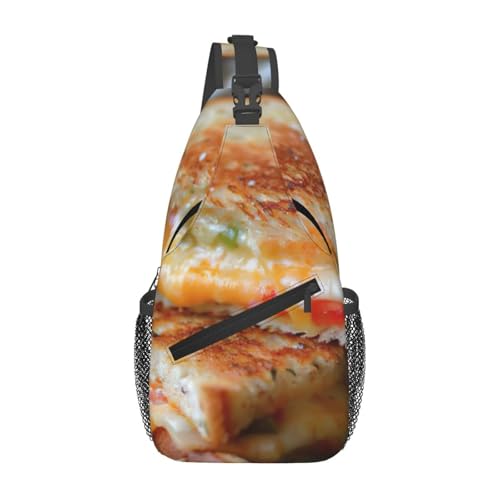 Bolso cruzado Cheese Sandwiches para hombre y mujer