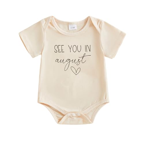 Image of woshilaocai Baby Announcement Bodysuit Pregnancy Reveal for Family | Pregnancy Reveal Ideas&New Baby Surprise for Grandparents, Husband, Aunt, Uncle, Gender Natural Romper, Funny Announcement