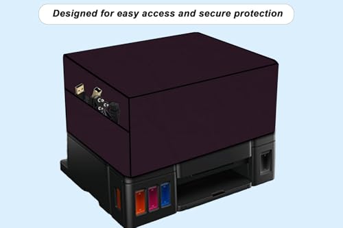 Image of Stylista Waterprood and Dustproof Printer Cover Suitable for Brother Auto Duplex MFC-T920DW, Heavy-Duty Maroon Thick Polyester