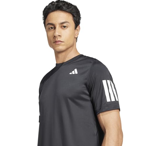 adidas Men's Club Tennis Climacool 3-Stripes T-Shirt4