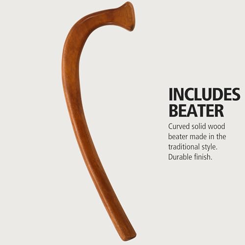 image for Meinl Percussion African Talking Drum with Mahogany Wood Shell and Woo