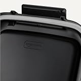 Amazon Basics Tierfutterbehälter für, 4.5 kg,Transparent und Schwarz