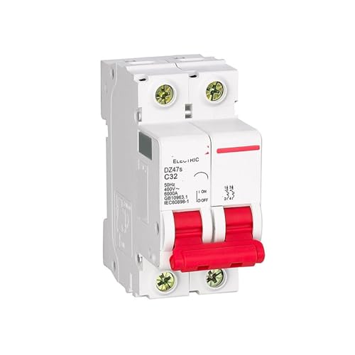 Disjoncteur DZ47s 2P 32A courbe C protection contre surcharges