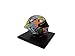 OPO 10 - Valentino Rossi Moto GP Misano 1/5 Scale Helmet 2014 Season Compatible with Yamaha YZR-M1 - CR011