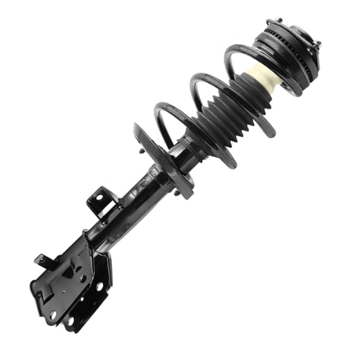 Image of Detroit Axle - FWD Front Struts Kit for 2017-2020 Chrysler Pacifica, 2 Struts with Coil Spring Assembly 2 Lower Control Arms with Ball Joints 2018 2019 Replacement Suspension Kit