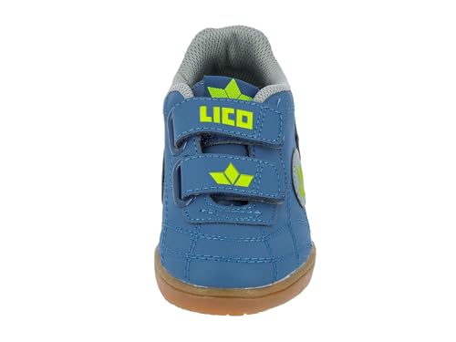 Lico Unisex Kinder Bernie V Hallenschuhe, Marine Grau Lemon, 30 EU – Ansicht 3