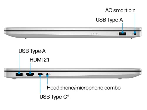 Hp 17 Hd+ Laptop, 2023 Newest Upgrade, Intel Core I3-1125G4 (Quad-Core), 32Gb Ram, 1Tb Ssd, Webcam, Wi-Fi, Hdmi, Usb-C, Fast Charge,Bluetooth, Windows 11, School And Business Ready, Rokc Hdmi Cable #TOP4
