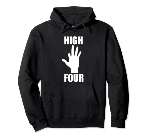 Funny Finger Amputee High Four Amputation Fingers Gift Pullover Hoodie