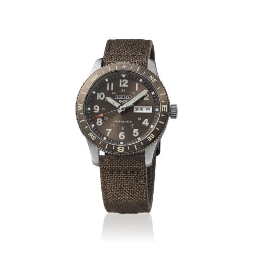 Image of Seiko 5 Sports Field Watch - HDB009K1 | Rotating bezel, See-through & Screw case back