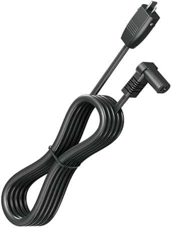 6.6 ft Extension Power Cord for Recliner Chair Lazboy Okin Limoss Pride Golden, 2 Pin L-Shape Extension Power Cable Cord for Lift Chair, Recliner Sofa, Replacement Cable for Most Recliner Chair