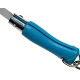 Opinel O002270 Llavero N°02 Azul cian, błękitny, 8,3 cm