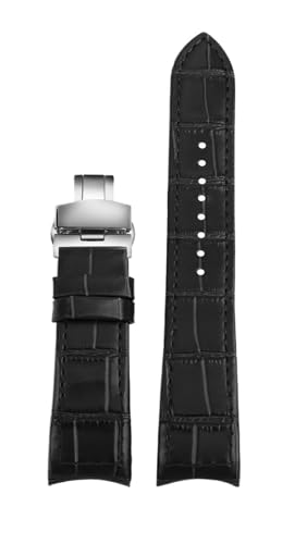 Bracelet montre cuir incurvé 21mm résout l'espace vide des SNP093