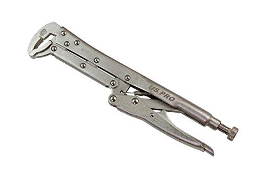US Pro Tools 1837 - Alicates de Punta Plana y Curvada, Pinzas Sujecion, Alicate Presion (3 unidades, 30,5 cm)