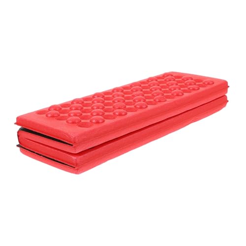 ifundom Foldable Outdoor Camping Mat Seat Portable Picnic Cushion Pad for Hiking Stadium and Travel Red