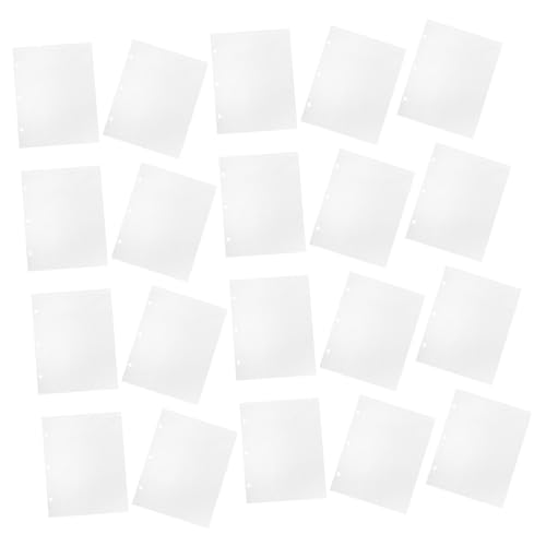 STOBOK 30個 バインダー パーティション バインダー セパレーター ルーズリーフ 紙 ポケット 仕切り 現金 詰め物 封筒