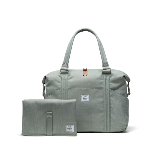 Herschel Supply Co. Unisex Strand Duffle Diaper Bag Iceberg Green Crosshatch, One Size