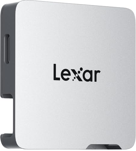 Lexar Professional Go Portable Hub, Four Type-C Ports, USB 3.2 Gen 2, Up to 10Gbps, Ultra-Compact, Perfect for Go Portable SSD, Compatible with Smartphones, PC & Mac, Tablets & iPad (LPASL400-RNSNG)