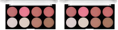 Image of MARS Fantasy Face Palette with Blushes,Highlighters and Bronzer| Highly Pigmented & Long Lasting | Face Makeup Kit (20g) (Shade-02) (Pack of 2)