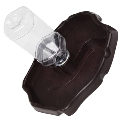 SUPVOX 爬虫類用耐久性フィーダーボウル 安定設計 自動給水器付き ペット用餌皿 小型トカゲ カメ ヤモリ向け