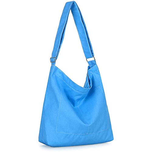 Image of Lify Women's Retro Large Size Canvas Shoulder Bag Hobo Crossbody Handbag Casual Tote - 1 Piece
