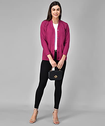 Image of eKools Women's Winterwear Woolen Sweater Cardigans