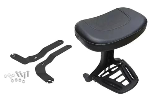Dossier conducteur moto réglable pour soulager le dos sur Softail, Fatboy et Touring XL noir