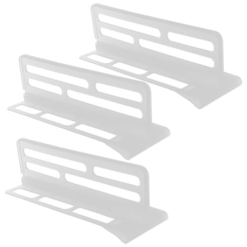 VERDANVERSE 3 piezas Divisores Ajustables para Nevera de Separadores Plásticos para Puerta Lateral Organizadores Compactos para Congelador y Particiones Prácticas para Alimentos y Bebidas