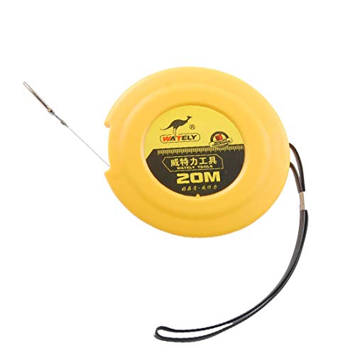 Cinta Métrica Retráctil 20M con Estuche Plástico Amarillo