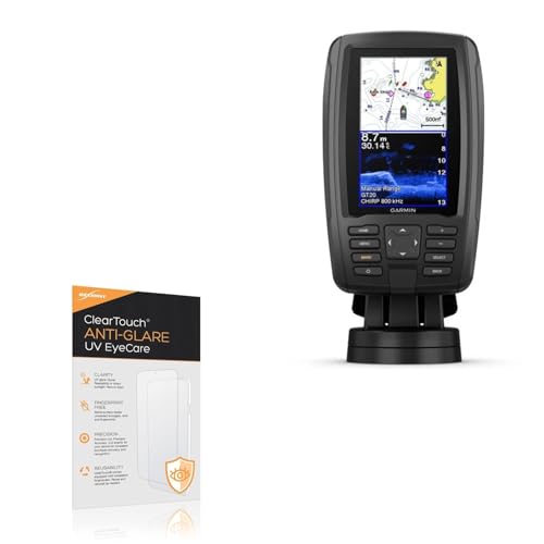 BoxWave Screen Protector Compatible With Garmin echoMAP Plus 42cv - ClearTouch Anti-Glare Anti-UV EyeCare (2-Pack), Filters out Harmful Blue Light Reduce Fatigue