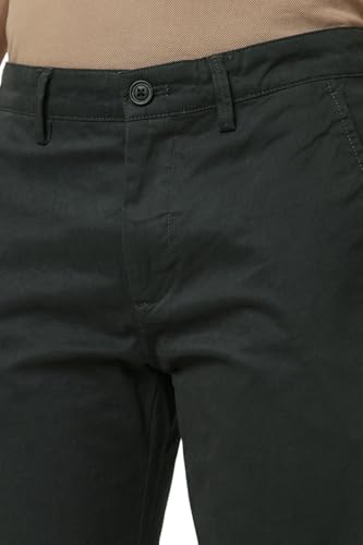 Image of Peter England Men's Slim Fit Mid Rise Super Premium Wrinkle Free Casual Trouser Chinos