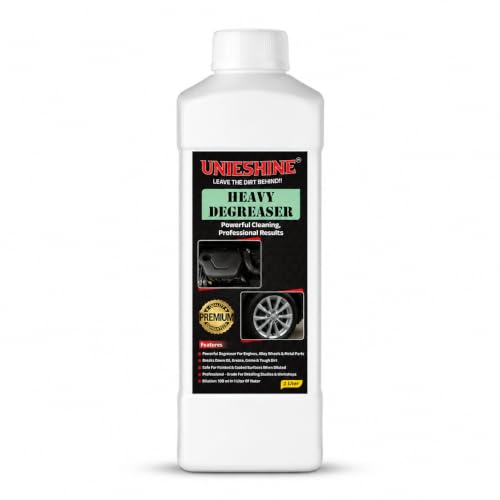 Image of Heavy Duty Degreaser for Car & Bike Engine Parts - Oil, Grease & Grime Remover, Fast-Acting Multi-Surface Cleaner (1L Concentrated)