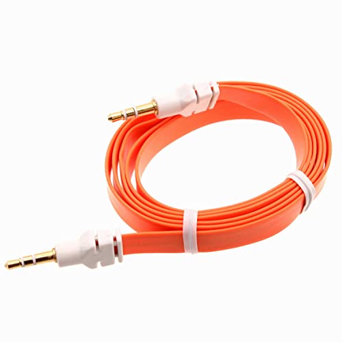 Cable Auxiliar Audio 3.5mm Plano Orange miniatura 1