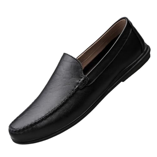 Mens Loafers Business Casual Shoes Leather Comfortable Wedding Dress Shoes for Men Office Work