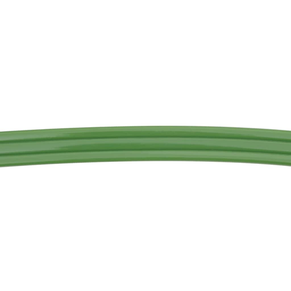 Manguera de riego de 3 tubos verde de 22,5 m de PVC, manguera de aspiración reforzada para bombas