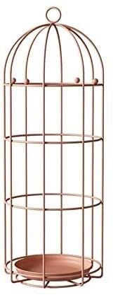 Soporte para Paraguas de Hierro Redondo Cubo de Metal Decorativo para el Hogar