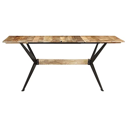 Table à manger en manguier 180 cm pour repas conviviaux