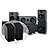 Platin Monaco 5.1 Wireless Home Theater Surround Sound System for Smart TV - with WiSA SoundSend - WiSA Certified - Tuned by THX and Monaco Front Speakers with Upfiring Drivers Bundle