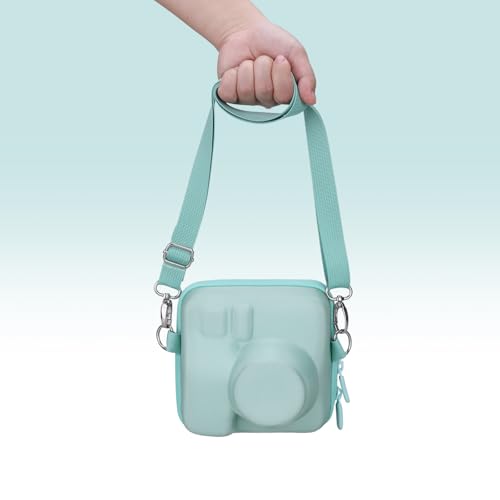Maleta rígida para cámara Fujifilm Instax Mini 13 verde menta miniatura 4